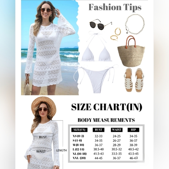 CiCiBird Swimsuit Crochet Cover Up #1037 - Picture 11 of 11